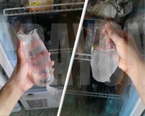 フィリピンの冷蔵庫氷作り