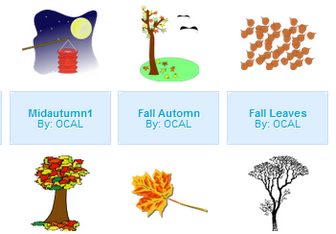 Autumn - vector clip art online, royalty free & public domain