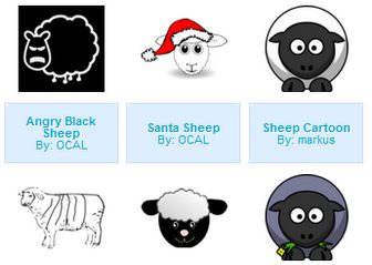 Sheep - vector clip art online, royalty free & public domainSheep - vector clip art online, royalty free & public domain