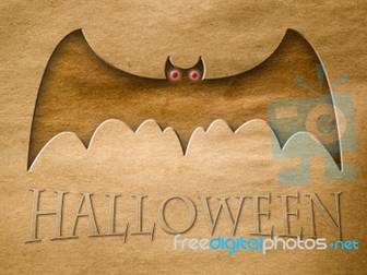 Halloween Bat Stock Image - Royalty Free Image ID 10060992