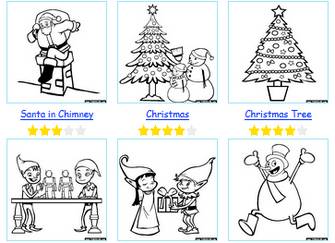 Christmas Online Coloring Pages | Page 1