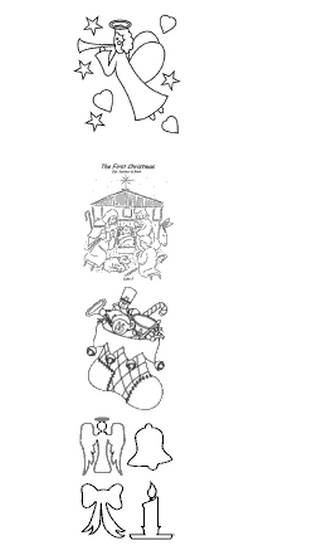 Christmas Coloring Pages for Toddlers, Preschool and Kindergarten