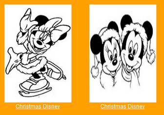 Kids-n-fun | 48 coloring pages of Christmas Disney