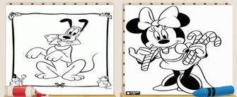 Disney Christmas coloring pages, coloring pages of Disney Christmas , printable Disney Christmas coloring sheets