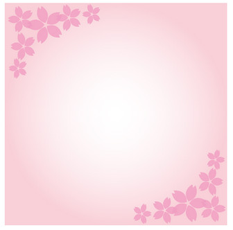 春に向けて★桜模様枠フレーム★ピンクグラデーション | 無料イラスト配布サイトマンガトップ