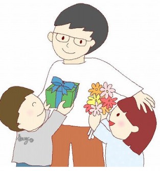幼稚園児のイラスト・絵カード:【6月】父の日のイラスト - livedoor Blog（ブログ）