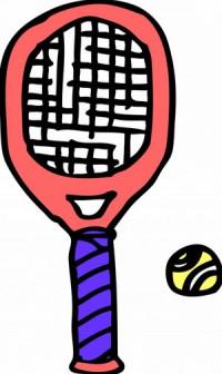 テニスラケットのイラスト - 無料イラストのIMT 商用OK、加工OK