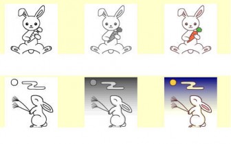 ウサギ(兎)1/動物/かわいい無料イラスト素材