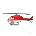 ヘリコプターの無料イラスト素材｜イラストイメージ